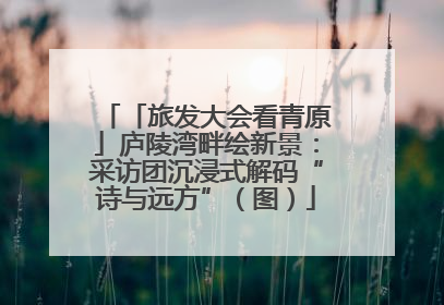 「旅发大会看青原」庐陵湾畔绘新景：采访团沉浸式解码“诗与远方”（图）