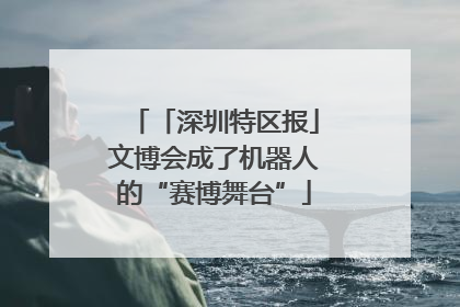 「深圳特区报」文博会成了机器人的“赛博舞台”