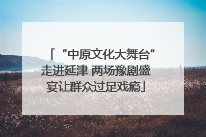 “中原文化大舞台”走进延津 两场豫剧盛宴让群众过足戏瘾