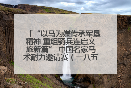“以马为媒传承军垦精神 重组骑兵连启文旅新篇” 中国名家马术耐力邀请赛（一八五团站）暨重启骑兵连活动正式启动