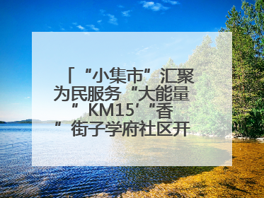 “小集市”汇聚为民服务“大能量”KM15′“香”街子学府社区开集迎端午
