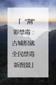 “荆”彩禁毒：古城织就全民禁毒新图景