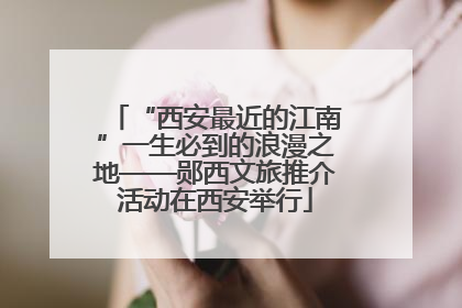 “西安最近的江南”一生必到的浪漫之地——郧西文旅推介活动在西安举行