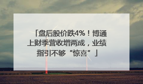 盘后股价跌4%！博通上财季营收增两成，业绩指引不够“惊喜”