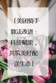美团骑手算法改进：科技赋能，共筑美好配送生态