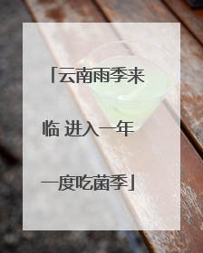 云南雨季来临 进入一年一度吃菌季