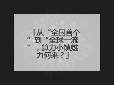 从“全国首个”到“全球一流”，算力小镇魅力何来？