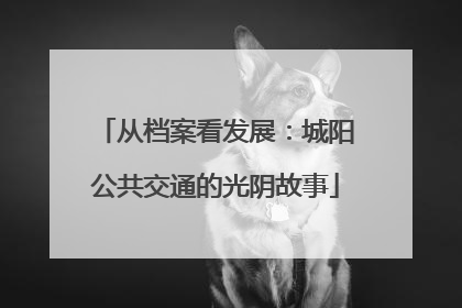 从档案看发展：城阳公共交通的光阴故事