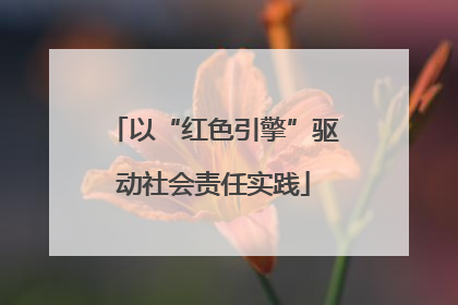 以“红色引擎”驱动社会责任实践