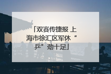 双赛传捷报 上海市徐汇区军休“乒”劲十足