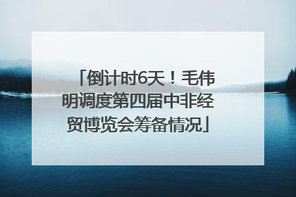 倒计时6天！毛伟明调度第四届中非经贸博览会筹备情况
