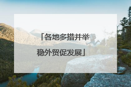 各地多措并举稳外贸促发展