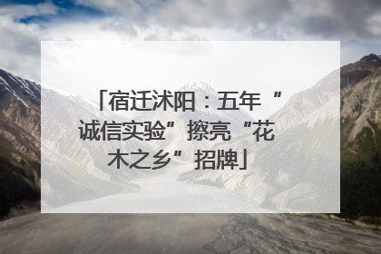 宿迁沭阳：五年“诚信实验”擦亮“花木之乡”招牌