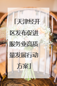 天津经开区发布促进服务业高质量发展行动方案