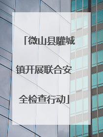 微山县驩城镇开展联合安全检查行动