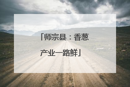 师宗县：香葱产业一路鲜