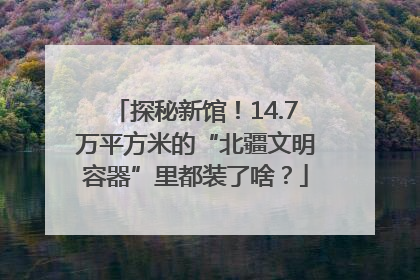 探秘新馆！14.7万平方米的“北疆文明容器”里都装了啥？