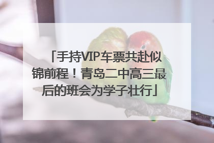 手持VIP车票共赴似锦前程！青岛二中高三最后的班会为学子壮行