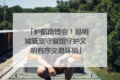 护航南博会！昆明城管坚守展馆守护文明有序交易环境