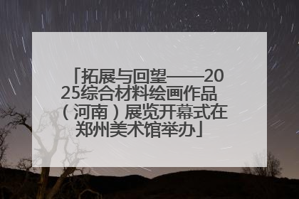 拓展与回望——2025综合材料绘画作品（河南）展览开幕式在郑州美术馆举办