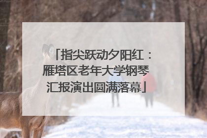 指尖跃动夕阳红：雁塔区老年大学钢琴汇报演出圆满落幕