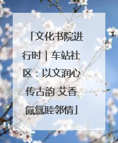文化书院进行时｜车站社区：以文润心传古韵 艾香氤氲睦邻情