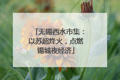 无锡西水市集：以苏超烽火，点燃锡城夜经济