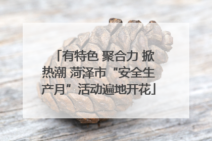 有特色 聚合力 掀热潮 菏泽市“安全生产月”活动遍地开花