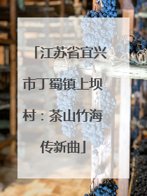 江苏省宜兴市丁蜀镇上坝村：茶山竹海传新曲