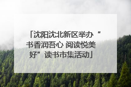 沈阳沈北新区举办“书香润吾心 阅读悦美好”读书市集活动