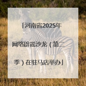 河南省2025年网络辟谣沙龙（第二季）在驻马店举办