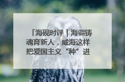 海砚时评｜海疆铸魂育新人，威海这样把爱国主义“种”进年轻人心里