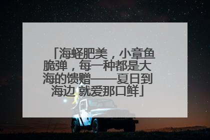 海蛏肥美，小章鱼脆弹，每一种都是大海的馈赠——夏日到海边 就爱那口鲜