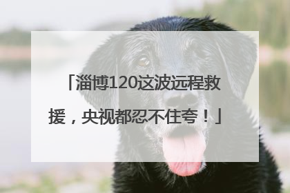 淄博120这波远程救援，央视都忍不住夸！
