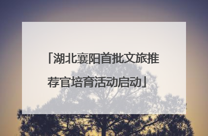湖北襄阳首批文旅推荐官培育活动启动