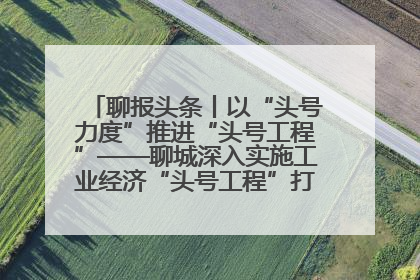 聊报头条丨以“头号力度”推进“头号工程”——聊城深入实施工业经济“头号工程”打造经济发展强引擎