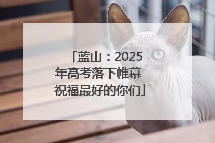 蓝山：2025年高考落下帷幕 祝福最好的你们