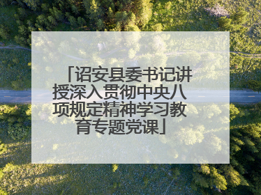 诏安县委书记讲授深入贯彻中央八项规定精神学习教育专题党课