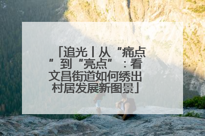 追光丨从“痛点”到“亮点”：看文昌街道如何绣出村居发展新图景