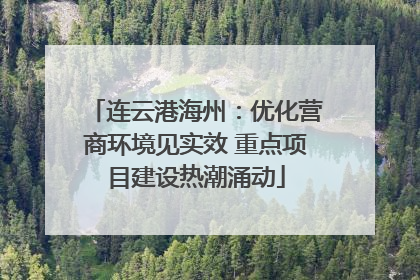 连云港海州：优化营商环境见实效 重点项目建设热潮涌动