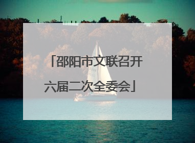邵阳市文联召开六届二次全委会