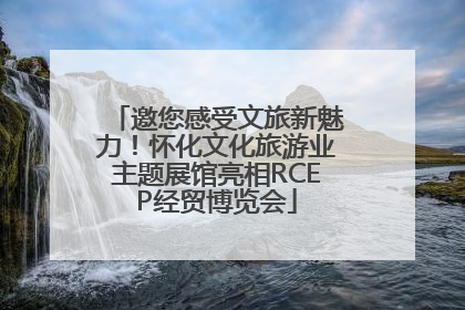邀您感受文旅新魅力！怀化文化旅游业主题展馆亮相RCEP经贸博览会