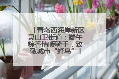 青岛西海岸新区灵山卫街道：端午粽香情暖骑手，致敬城市“蜂鸟”