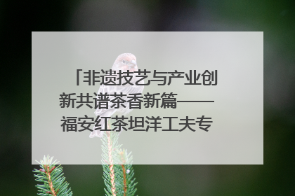 非遗技艺与产业创新共谱茶香新篇——福安红茶坦洋工夫专场推介会在京举办