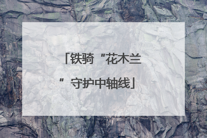 铁骑“花木兰”守护中轴线