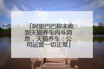 阿里巴巴称未收到天猫养车内斗消息，天猫养车：公司运营一切正常
