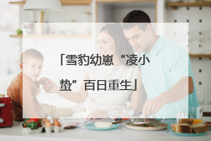 雪豹幼崽“凌小蛰”百日重生