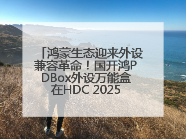 鸿蒙生态迎来外设兼容革命！国开鸿PDBox外设万能盒在HDC 2025大放异彩