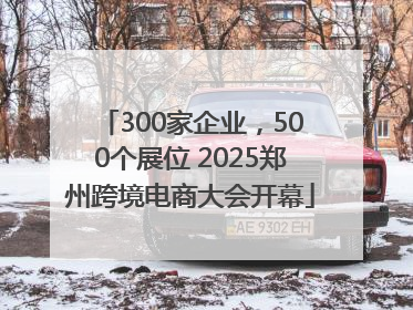 300家企业，500个展位 2025郑州跨境电商大会开幕