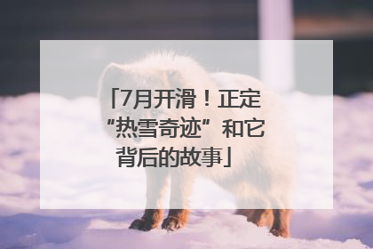 7月开滑！正定“热雪奇迹”和它背后的故事